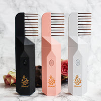 Oudh Rafan 2 in 1 Hair Bakhoor Diffuser & Burner comb