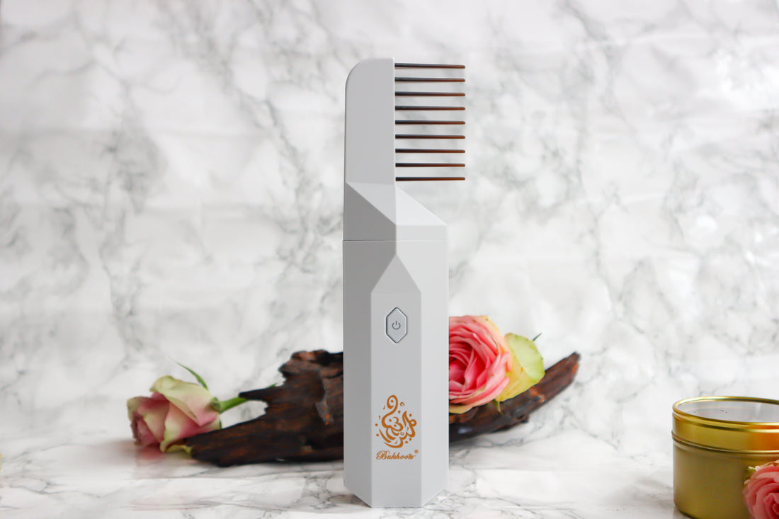 Oudh Rafan 2 in 1 Hair Bakhoor Diffuser & Burner comb