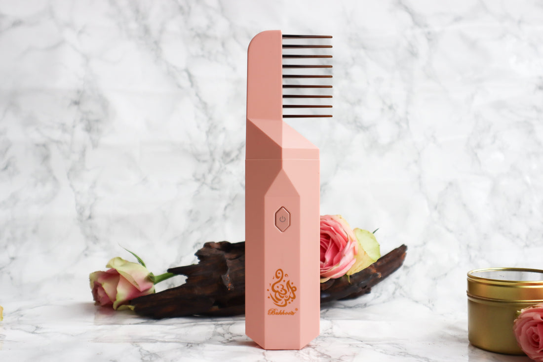 Oudh Rafan 2 in 1 Hair Bakhoor Diffuser & Burner comb