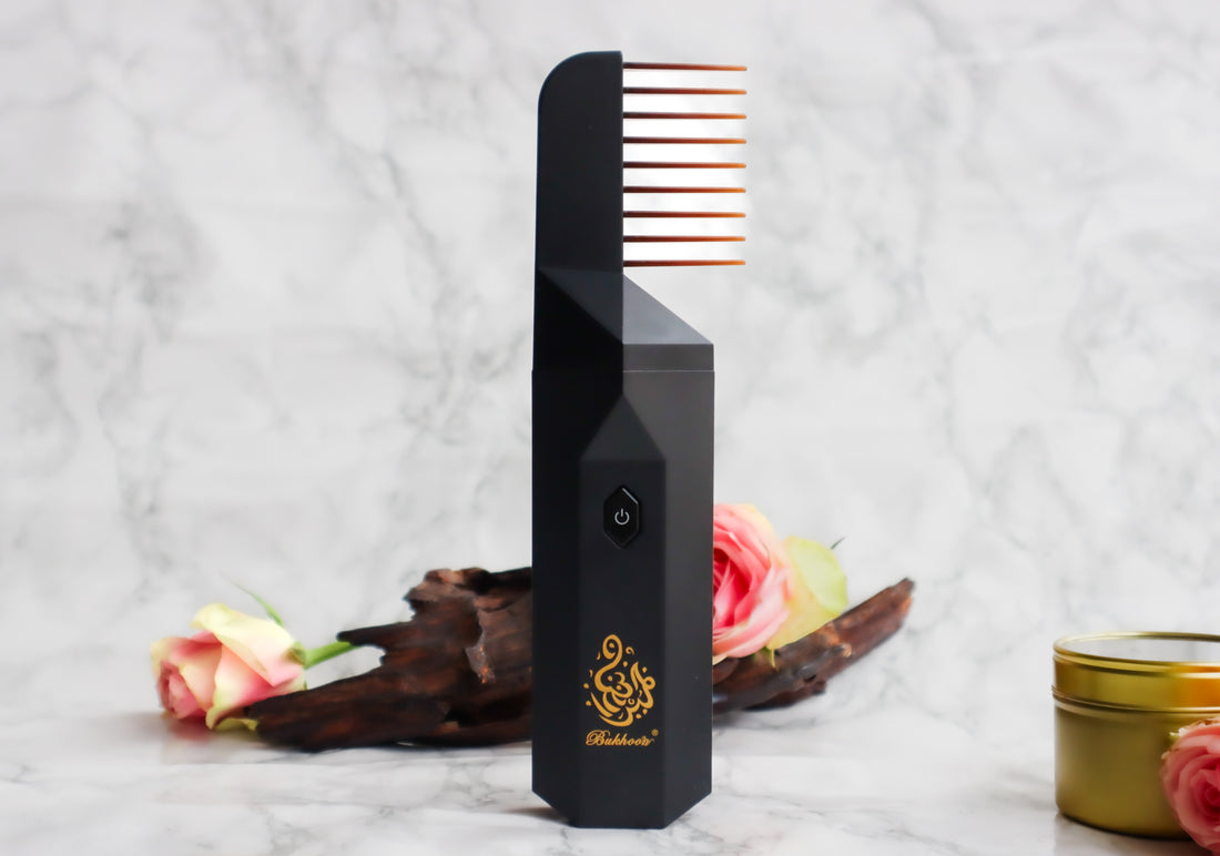 Oudh Rafan 2 in 1 Hair Bakhoor Diffuser & Burner comb