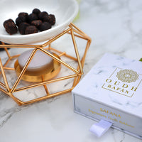 Safana - Pure crushed agarwood infused in oud, floral, rose, aromatic spice & amber, burning bakhoor home incense fragrance