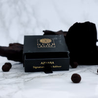 Azhara - Pure crushed agarwood infused in oud and oriental oils, burning bakhoor home incense fragrance