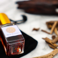 Black Mountain - Handcrafted pure organic attar perfume oil: A blend of hemp & Oud oils.