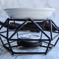 Oudh Rafan Signature Oil Burner with Black Base