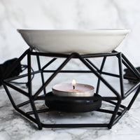 Oudh Rafan Signature Oil Burner with Black Base