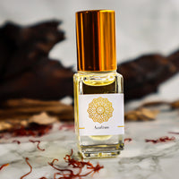Azafran - Handcrafted pure organic perfume oil: A blend of saffron & oud