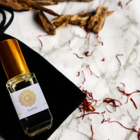 Azafran - Handcrafted pure organic perfume oil: A blend of saffron & oud