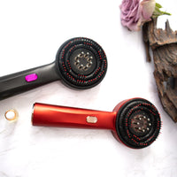 Oud Rafan Electric Scalp Massager Comb – LED Vibration Hair Growth Stimulator, Anti-Stress & Anti-Hair Loss, Rechargeable