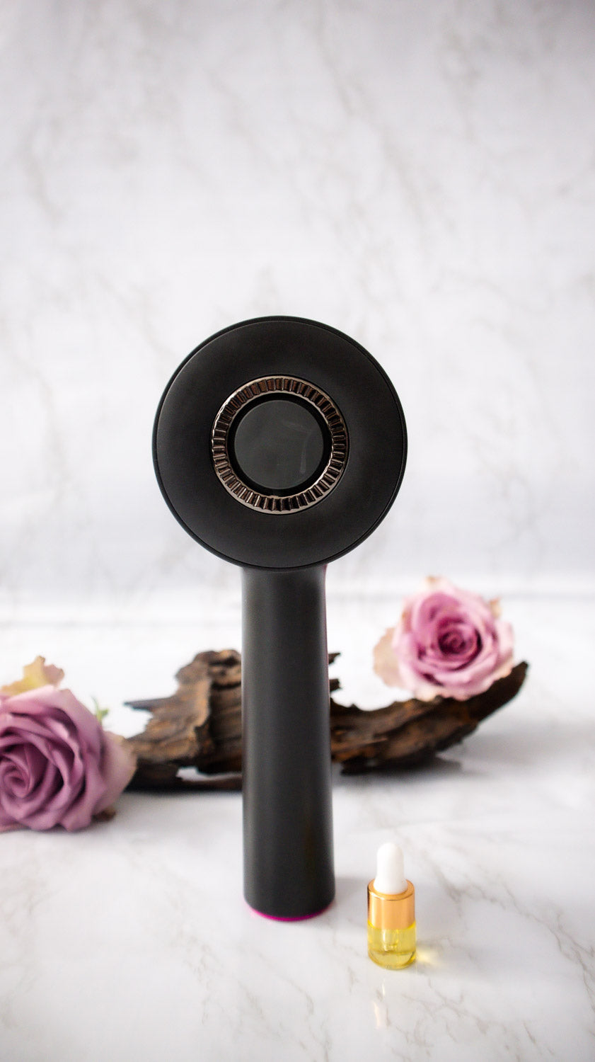 Oud Rafan Electric Scalp Massager Comb – LED Vibration Hair Growth Stimulator, Anti-Stress & Anti-Hair Loss, Rechargeable