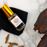 Black Smoke - Handcrafted pure organic attar perfume oil: A classic blend of Tobacco, Oud, Benzoin and other aromatic oils