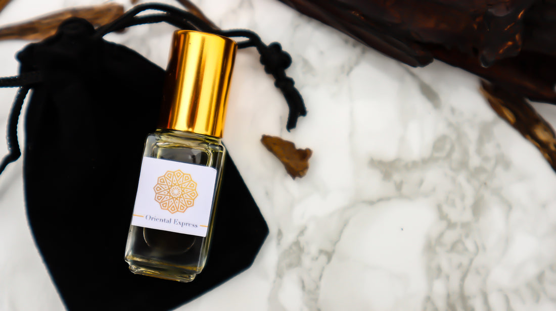 Oriental Express - Handcrafted pure organic attar perfume oil: A beautiful aromomatic woody & sweet scent